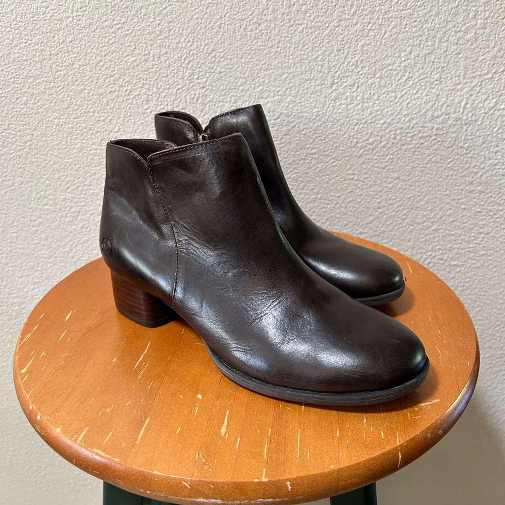 Born ~ Brown Booties Size 9